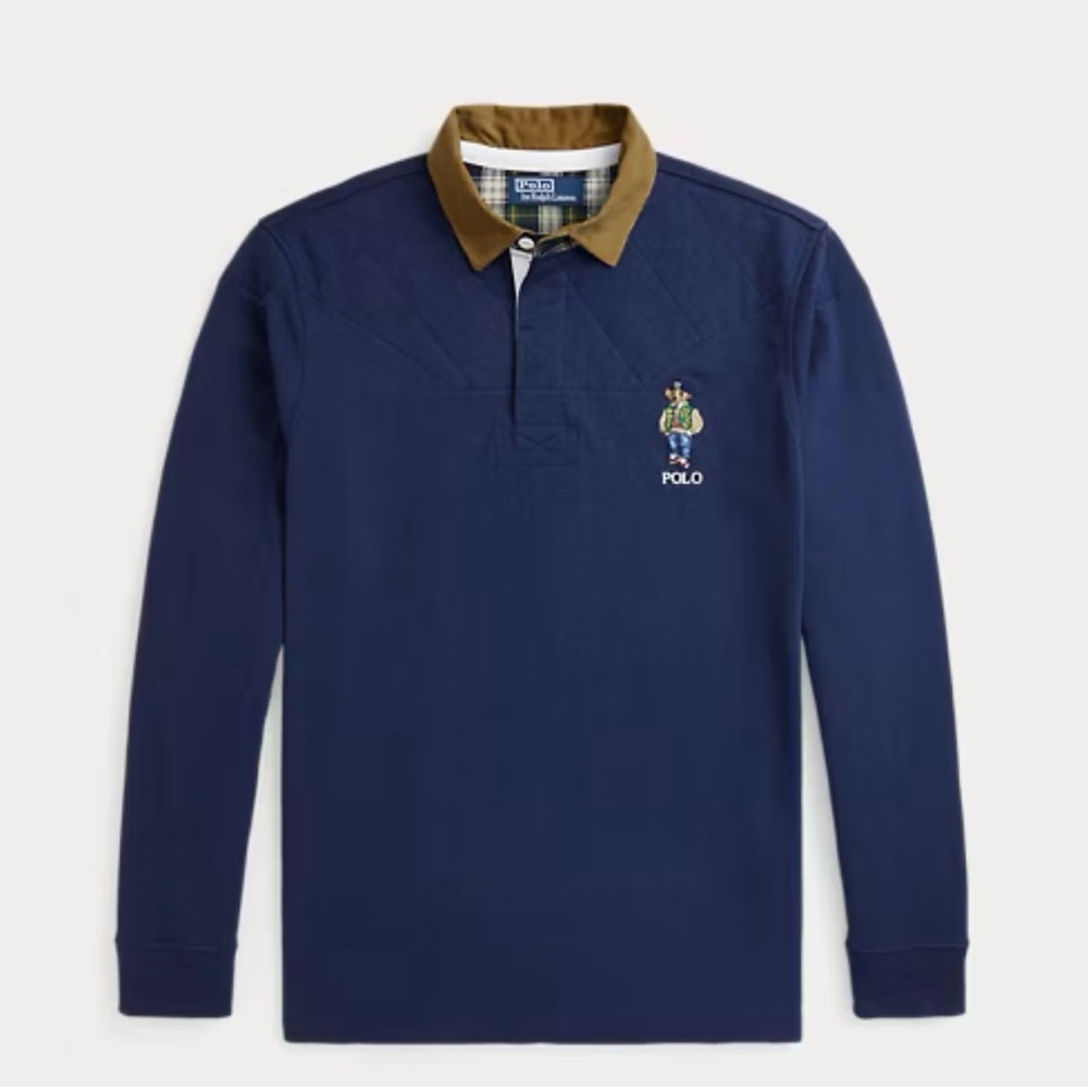 NWT * Authentic * Classic Fit Polo Bear Jersey Rugby Shirt